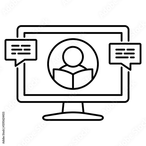 Online Learning Icon