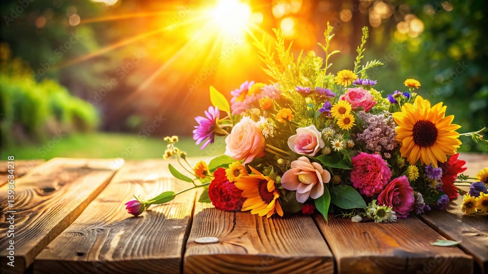 Rustic Wooden Table Setting with Elegant Spring Floral Arrangement A Charming Home Decor Idea Rustic Wooden Table Setting with Elegant Spring Floral Arrangement A Charming Home Decor Idea