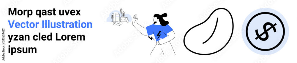 Person presenting cityscape solutions, abstract organic shape, and dollar currency concept. Ideal for creativity, technology, innovation, urban planning, business strategy, financial growth simple Person presenting cityscape solutions, abstract organic shape, and dollar currency concept. Ideal for creativity, technology, innovation, urban planning, business strategy, financial growth simple