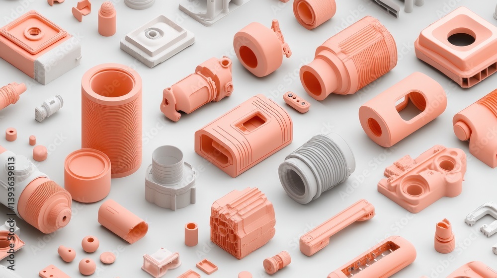 Engineering workspace showing iterative prototype versions from sketch to D model