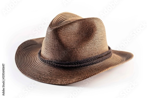 Vintage Cowboy Hat Isolated on Transparent Background