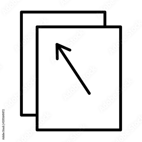 Duplicate  Vector Line Icon Design