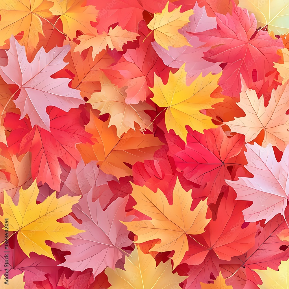 Autumn Maple Leaves Background. Autumn Maple Leaves Background.