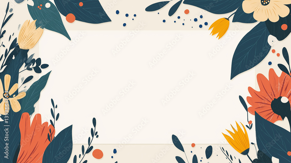 spring flowers frame spring flowers frame