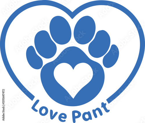 Pet Paw Print and Heart Icons Seamless Pattern – Dog Bones, Bowls, Human Hand, Love Symbols – Black, Red, and White Animal Care Design.