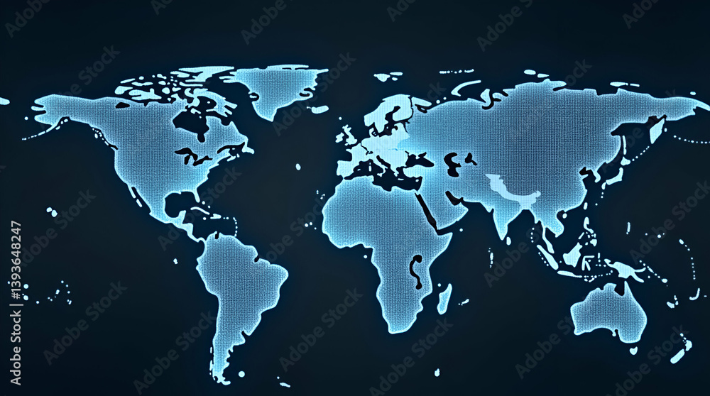 Obraz premium Refined Digital Visualization of Future Global Commerce: Innovative Trade Practices, International Digital Markets & Transformative Supply Chains in Photo Stock Concept