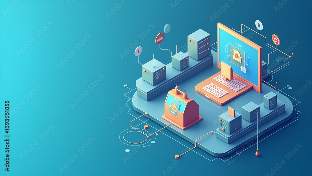 Obraz premium Dynamic Visual Narrative: Seamless Checkout Processes with Streamlined Digital Interfaces, Frictionless Payment Integration & Secure Transaction Workflows for E-commerce Solutions