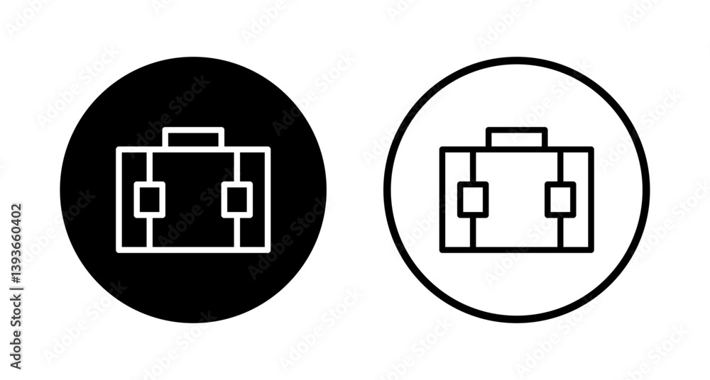 Briefcase icon logo design. suitcase sign and symbol. luggage symbol. Briefcase icon logo design. suitcase sign and symbol. luggage symbol.