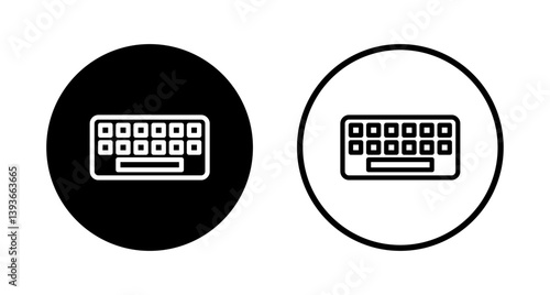Keyboard icon logo design. keyboard sign and symbol