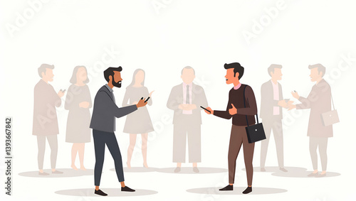 Flat Capture nuanced ethnic and religious conflicts with artful imagery reflecting historical grievances cultural divides and intergroup tensions influencing modern societal narratives in  Simple flat