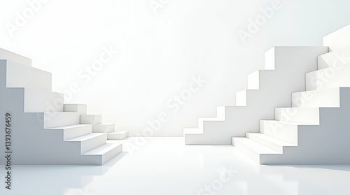 Wallpaper Mural Flat Wallpaper artwork with expansive empty space and refined minimalist aesthetics that illustrate AI driven wealth management by integrating advanced digital portfolio management systems innovative  Torontodigital.ca