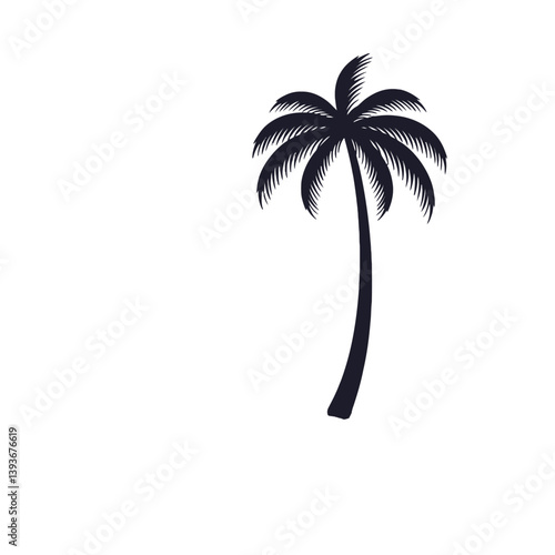 Silhouette of a Palm Tree