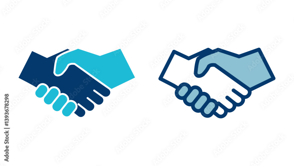 Business handshake icon vector isolated on white background. Handshake icon vector. contract agreement. Trust icon vector. Deal. Done. partnership icon Business handshake icon vector isolated on white background. Handshake icon vector. contract agreement. Trust icon vector. Deal. Done. partnership icon