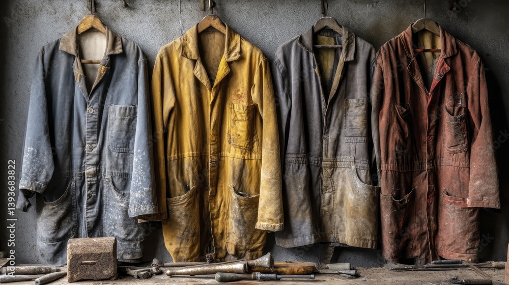Fototapeta premium Close-up of a golf ball and club resting on a green - green morning grass