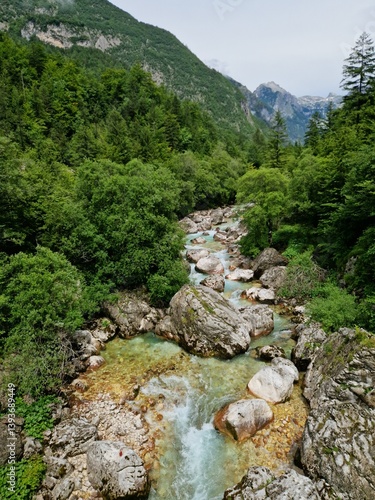 river in the mountains
