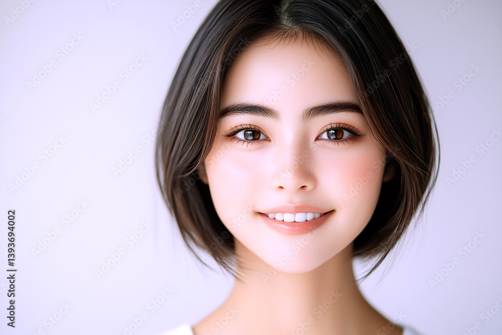 Fototapeta premium 爽やかな笑顔の美しい女性
