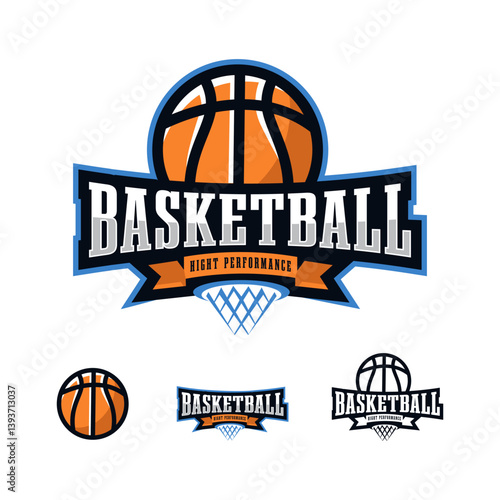basketball emblem logo