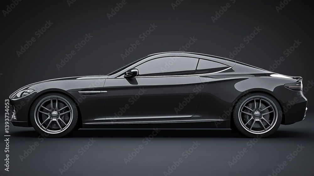 Gray Modern Car with Sleek Design and Soft Reflections, Showcasing Clean Aesthetics and Minimalist Elegance Gray Modern Car with Sleek Design and Soft Reflections, Showcasing Clean Aesthetics and Minimalist Elegance