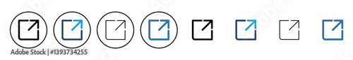 External link icon vector. link icon vector. hyperlink symbol