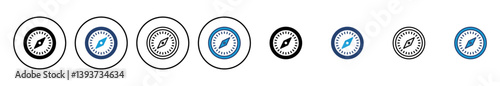 Compass icon vector. arrow compass icon vector