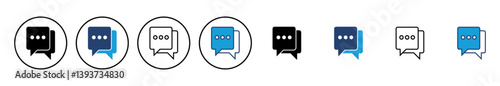 Chat icon vector. speech bubble icon. comment icon vector. message. contact us