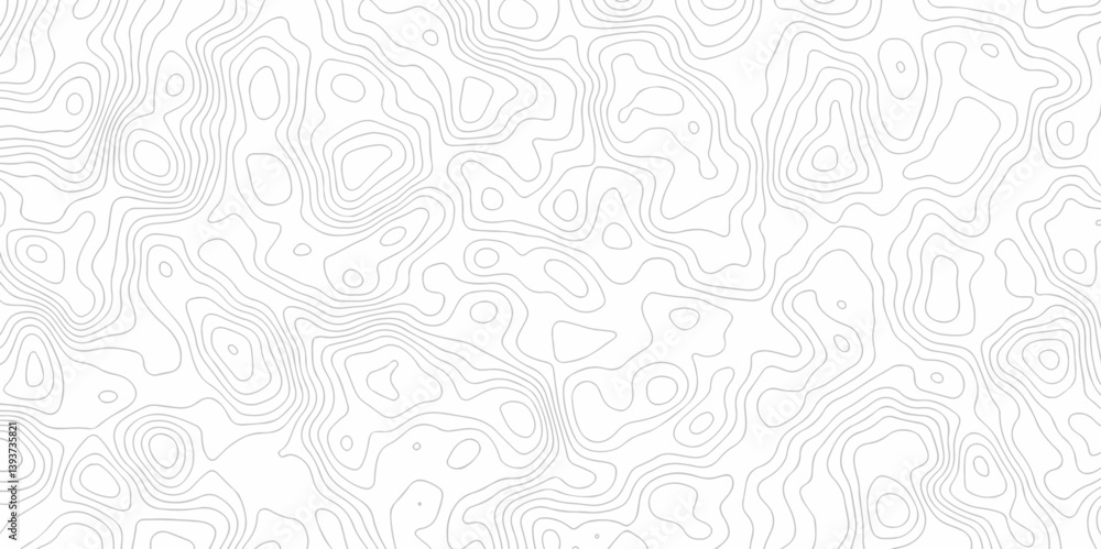 Abstract curve grid map and topo contour map on white background, Topographic contour lines. Seamless pattern with lines Topographic map. Geographic mountain relief diagram line wave carve design. Abstract curve grid map and topo contour map on white background, Topographic contour lines. Seamless pattern with lines Topographic map. Geographic mountain relief diagram line wave carve design.