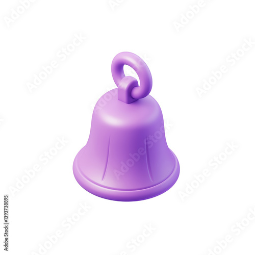 3d pink bell
