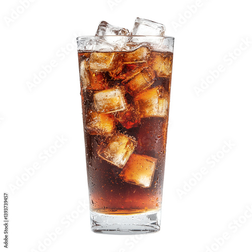 cola with ice