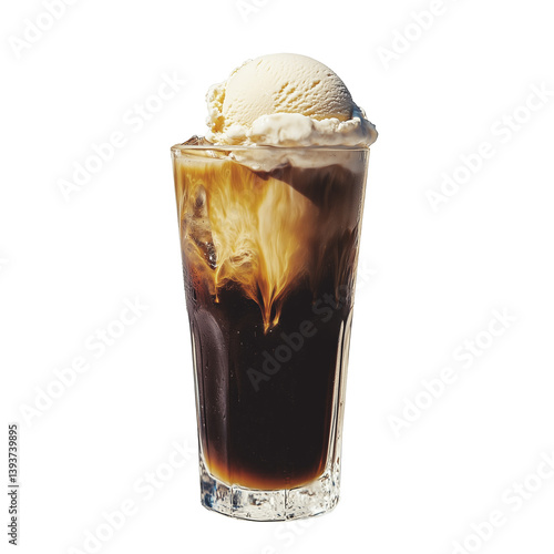 ice cream with coffee