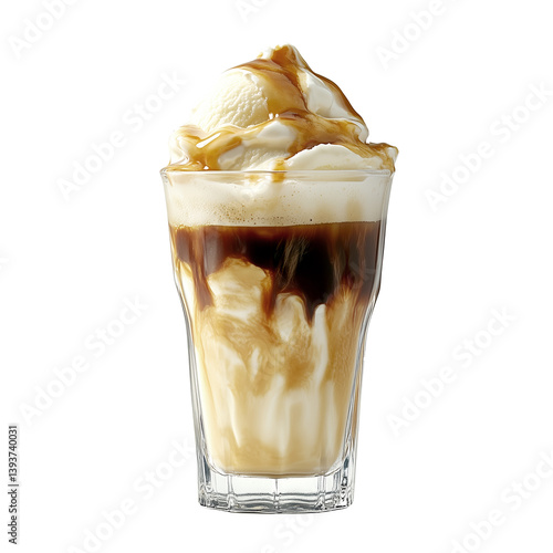 ice cream with coffee