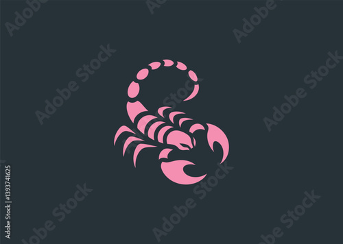 Scorpion logo with sharp, edgy lines