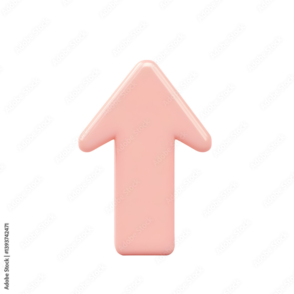 A three-dimensional, stylized, upward-pointing arrow graphic. A three-dimensional, stylized, upward-pointing arrow graphic.