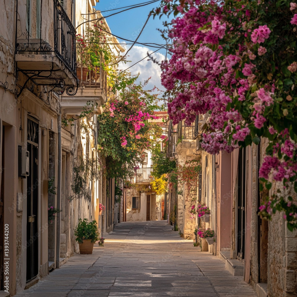 Fototapeta premium narrow street in the old town of jerusalem