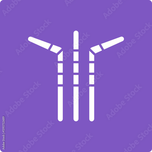 Plastic Straw Icon