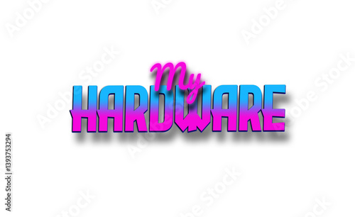 My Hardware | Stream Panel Overlay | Retrowave Synthwave Overlay 