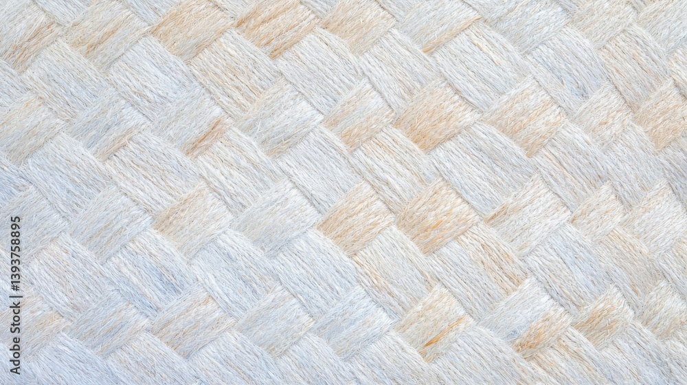 Woven texture with diagonal weave in light hues, creating a textured background Woven texture with diagonal weave in light hues, creating a textured background