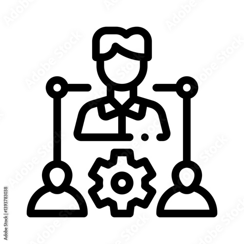 subordinate line icon