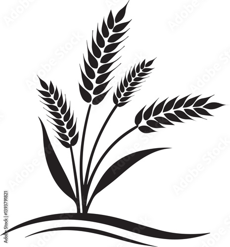Wheat Plant Ears - Vector design illustrator 