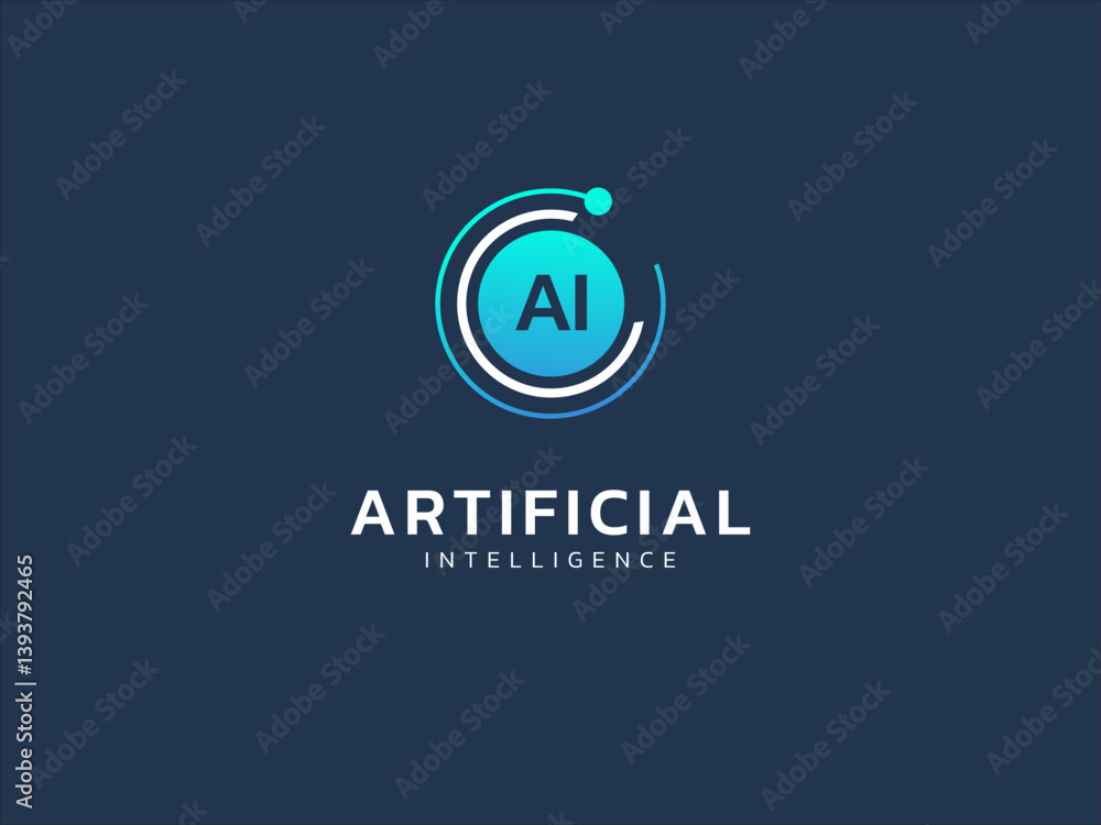 Artificial intelligence with letter AI in Circle Technology Analysis logo vector design concept. AI technology logotype symbol for advance technology, tech company, identity, robotic, innovation, ui. Artificial intelligence with letter AI in Circle Technology Analysis logo vector design concept. AI technology logotype symbol for advance technology, tech company, identity, robotic, innovation, ui.
