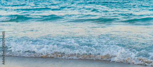 Wallpaper Mural Sea horizon view. Cloudy sky and seascape at summer vacation. Skyscape with sea horizon. Calm horizon view at sea sunrise. Romantic summer vacation sunrise on seascape. Distant sea horizon Torontodigital.ca