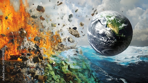 earth in space