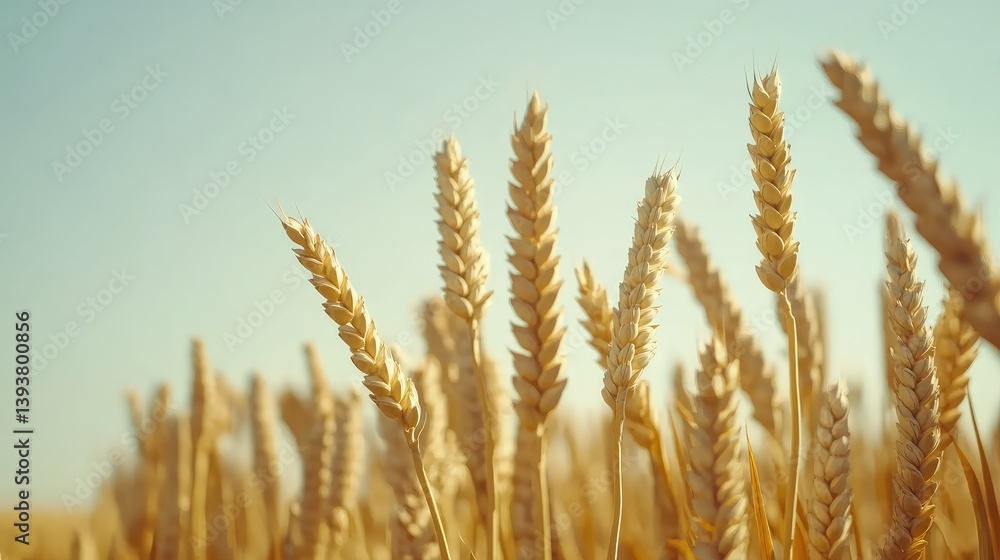 Wind turbines operating near agricultural fields, renewable energy supporting sustainable farming with ample copy space Wind turbines operating near agricultural fields, renewable energy supporting sustainable farming with ample copy space