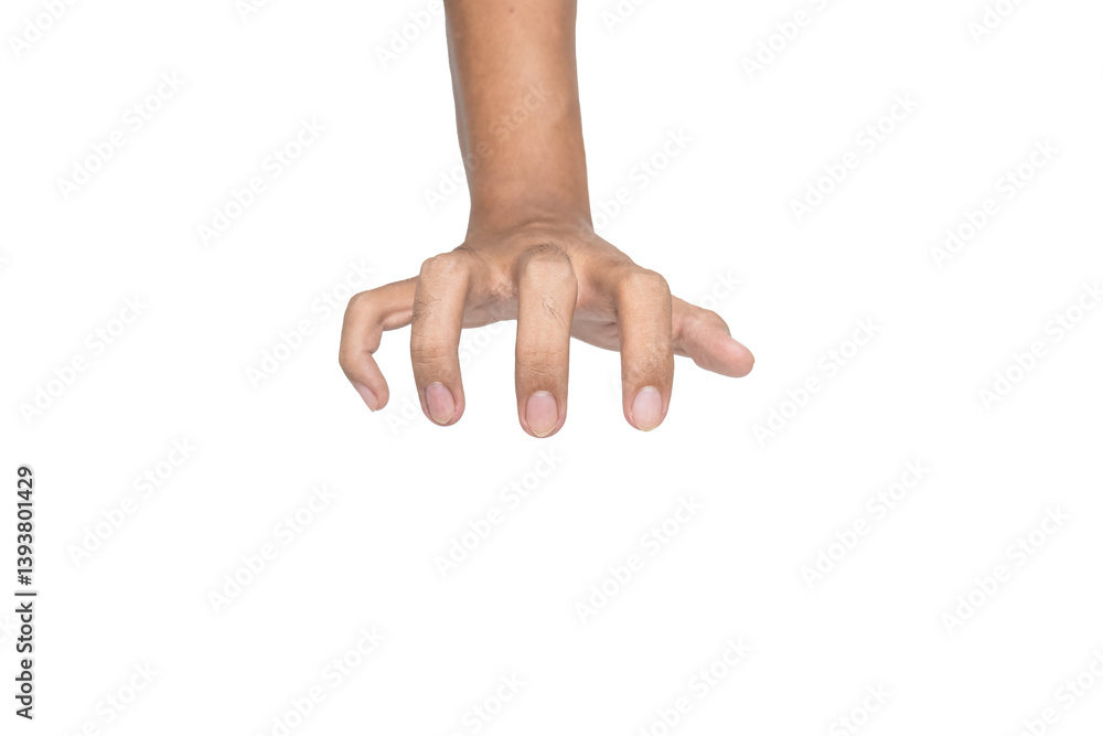 male puppeteer's hand gesture isolated on white background. transparent png male puppeteer's hand gesture isolated on white background. transparent png