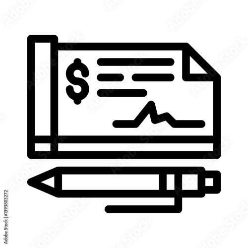 withdrawal line icon