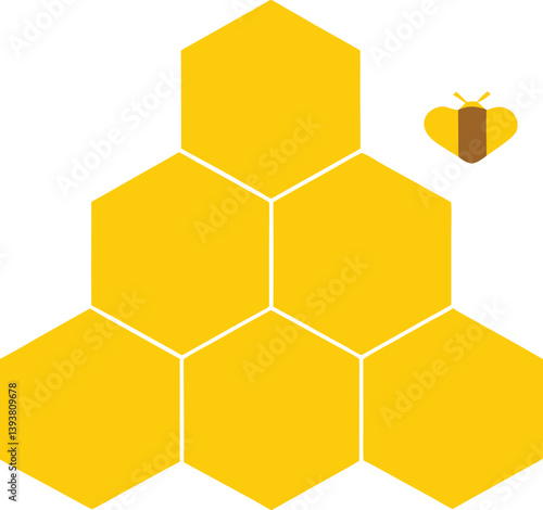 abstract background with honeycomb