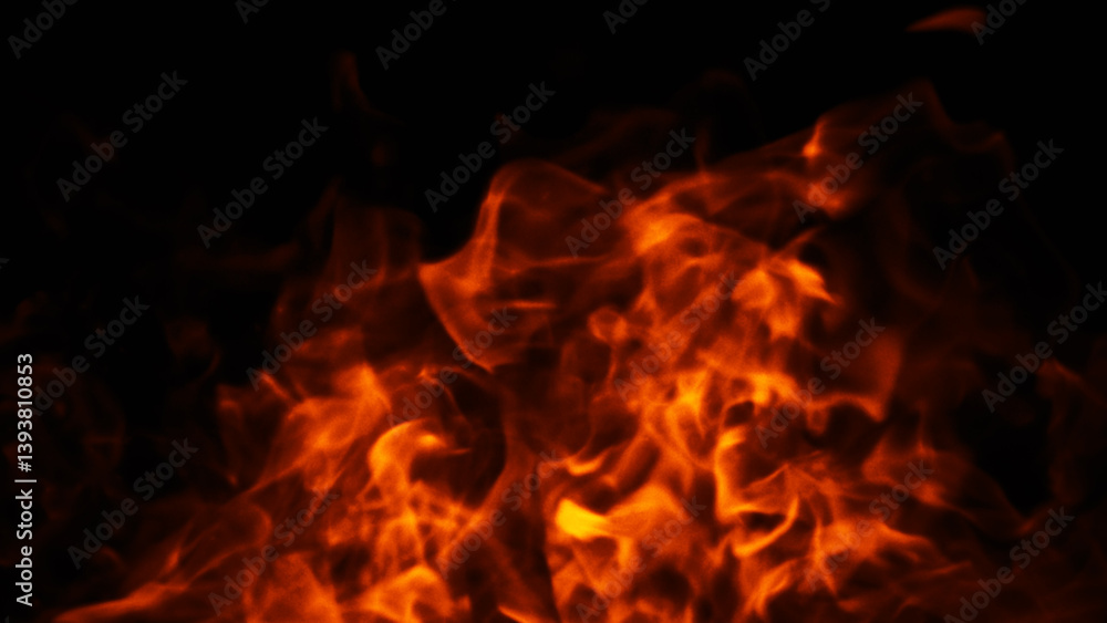 Blurred texture of burn fire with particles embers. Blur flames on isolated black background. Texture overlays for banner,flyer,card . Blurred texture of burn fire with particles embers. Blur flames on isolated black background. Texture overlays for banner,flyer,card .