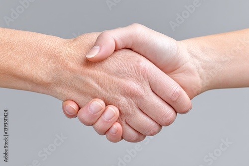 A partner supporting the other during a tough time with a reassuring hand