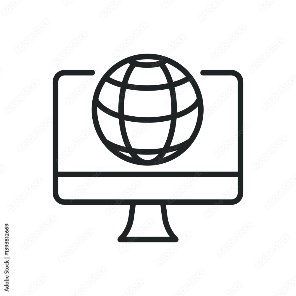 Internet thin line icons. Editable stroke and Perfect pixel on transparent background Internet thin line icons. Editable stroke and Perfect pixel on transparent background