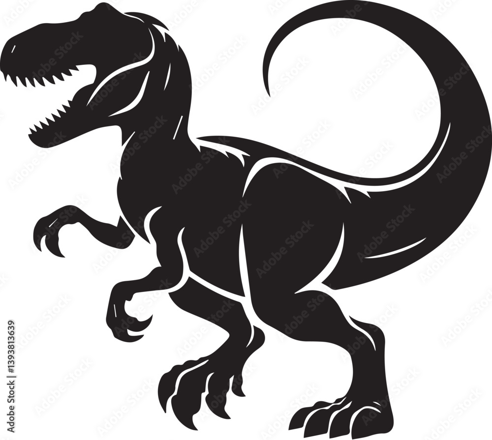 Dinosaur vector silhouette Dinosaur vector silhouette