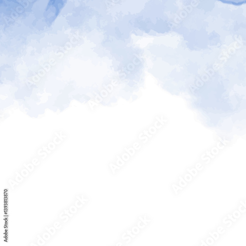 abstract watercolor background with clouds